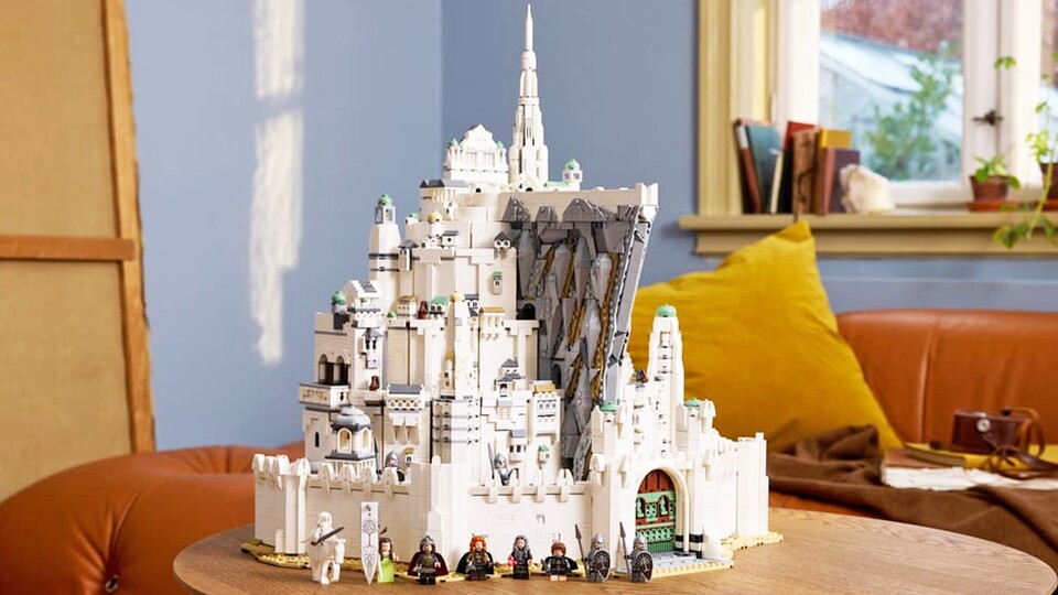 Das neueste Set kam erst Anfang Juni heraus: Lego Minas Tirith ist vollgepackt mit Geheimnissen und Referenzen zu den Filmen. (Bildquelle: Lego)