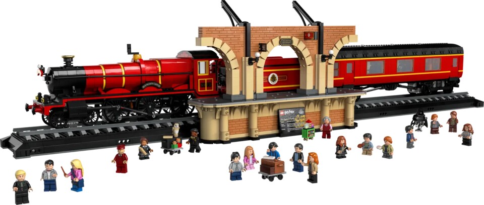 Trotz Gleis 9 34 solltet ihr nicht versuchen, durch die Lego-Steine hindurchzulaufen.