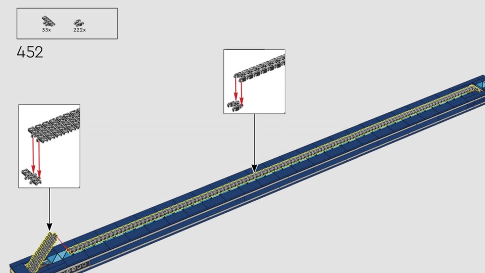 Meditation für Klemmbaustein-Mönche verspricht der Bau der Looping-Achterbahn.