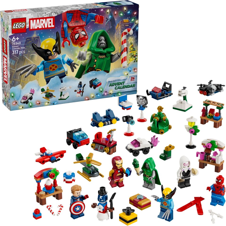 Spider-Woman, Wolverine und Doctor Doom vereint: Der Marvel-Adventskalender hat ein starkes Line-up.