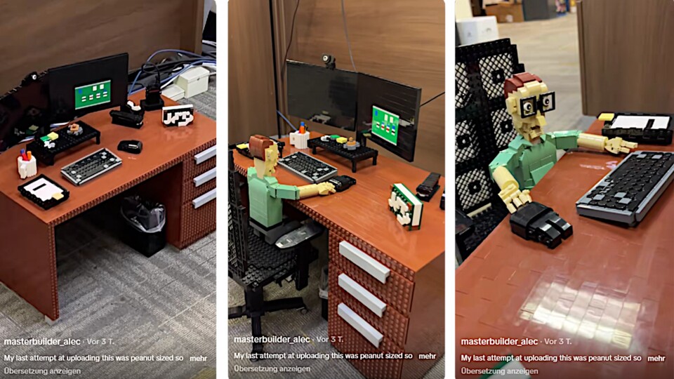 Da würde man glatt am liebsten selbst drin arbeiten. Bildquelle: masterbuilder_alecTikTok