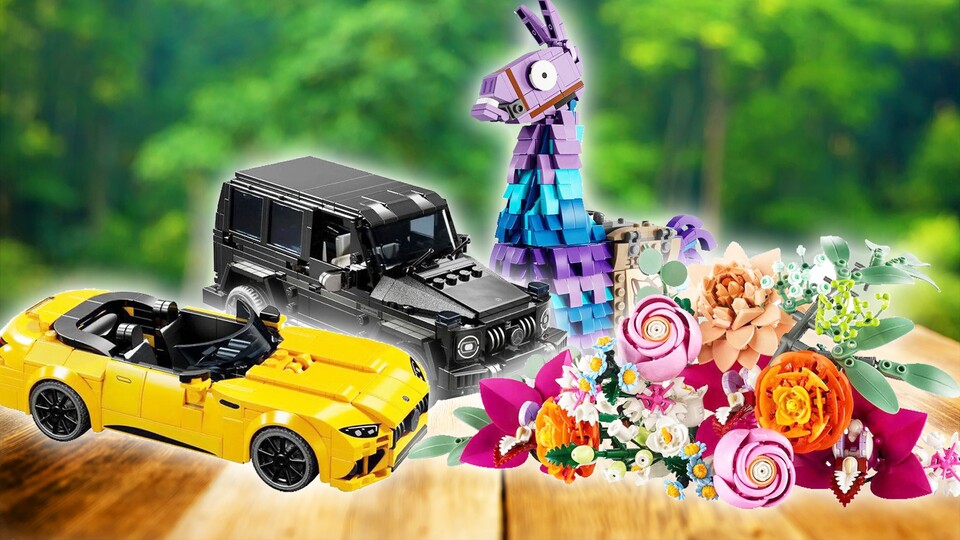 Was haben Mercedes, Fortnite und diese Blumen gemeinsam? Sie sind jetzt im LEGO-Angebot bei MediaMarkt!