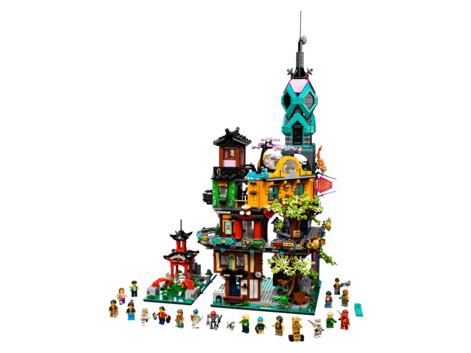 Die Gärten von Ninjago City geben einen neuen Einblick in die Lebenswelt der fiktiven Ninjas.