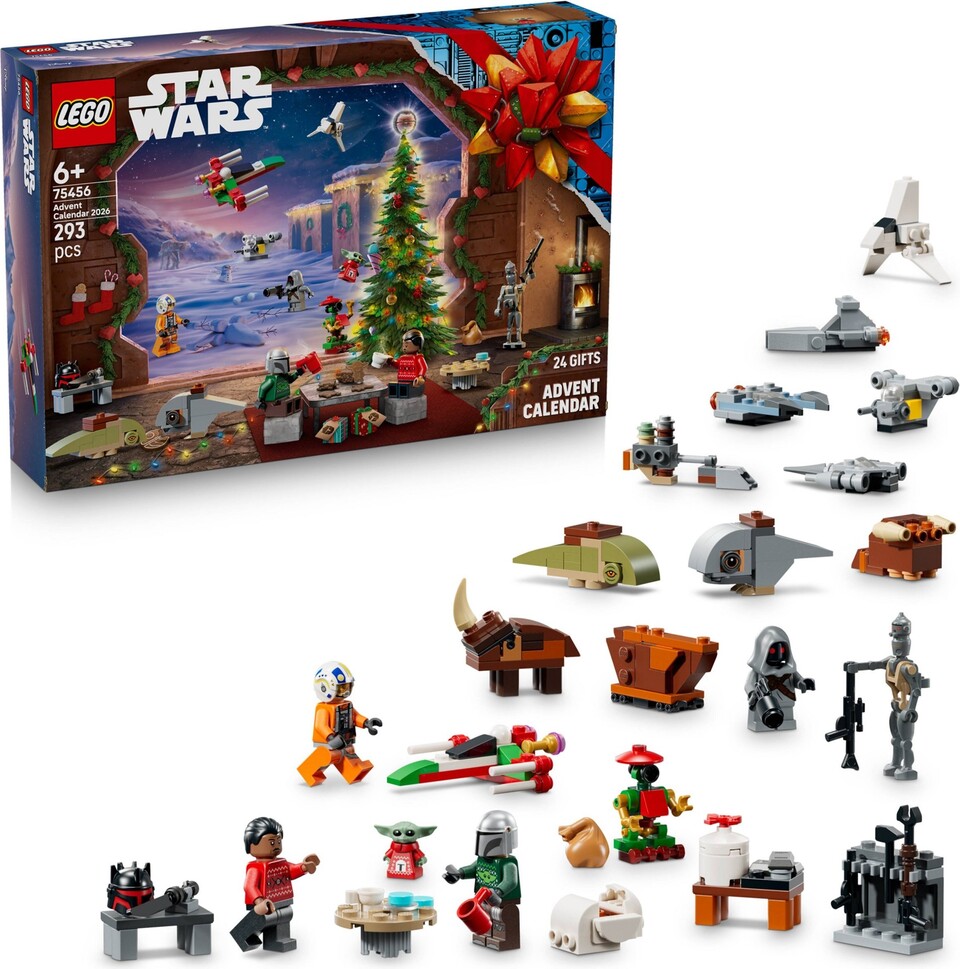 Tiere, Raumschiffe und Figuren sind die Highlights des Star-Wars-Adventkalenders.
