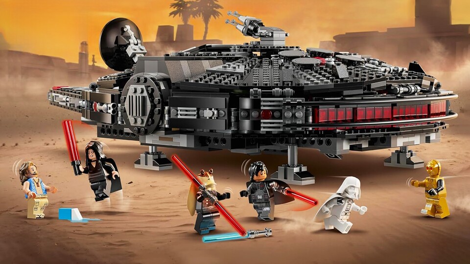 Auf Disney+ hat Rebuild the Galaxy beim LEGO-Humor noch eine Schippe draufgehauen. Wo sonst bekommt man Darth Jar Jar, einen Killer-C3PO und Luke Skywalker als Hippie?