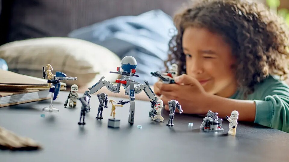 Pew! Peng! Krach! Mit diesem Set verteilen eure Kinder Schüsse wie so manche Chefs auf einer Weihnachtsfeier.