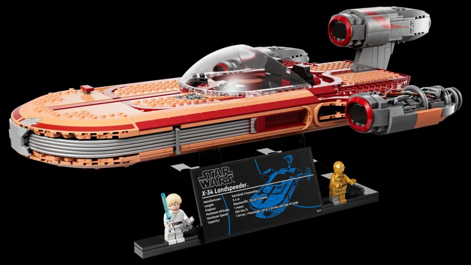 Der Landspeeder von Luke Sykwalker ist ein besonderes UCS, was so schnell nicht zurückkommen wird.