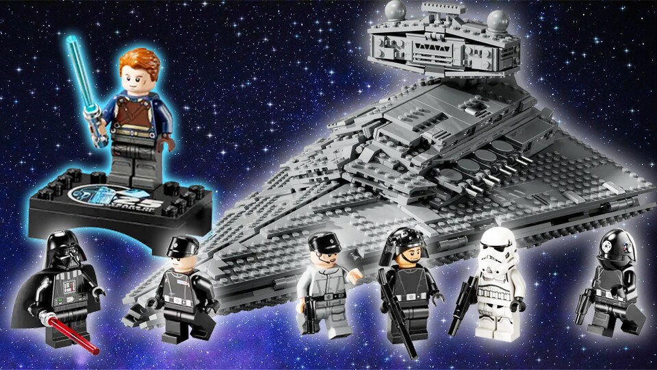 Von Sternzerstörer bis Millennium Falcon: Auch Raumschiffe sind sehr beliebt bei den Fans – und Minifiguren sind häufig auch dabei!
