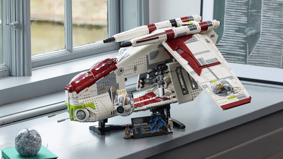 Schwer, mächtig und super riesig: Das ist das UCS Republic Gunship.