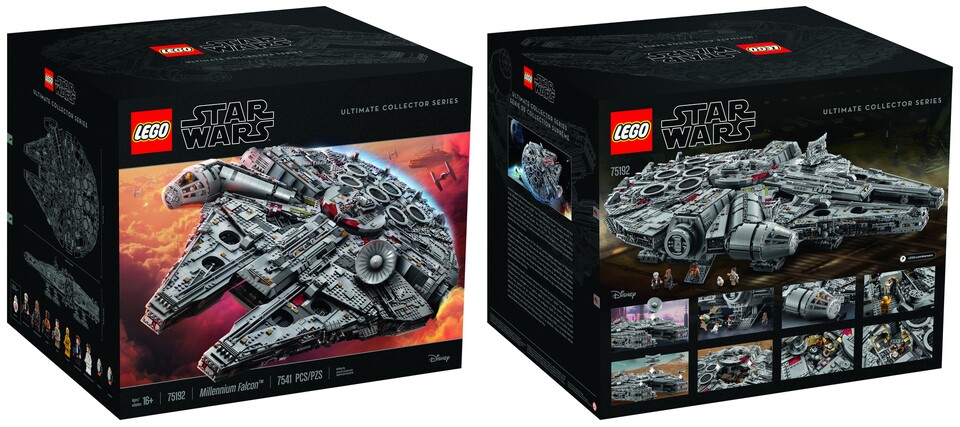 Der neue Lego Star Wars Ultimate Collectors Millennium Falcon mit über 7.500 Teilen.