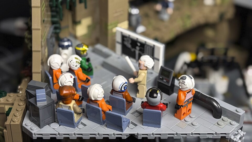 Der MOC-Ersteller hat mehrere Szenen aus Star Wars: Eine neue Hoffnung liebevoll nachgebaut. (Foto: Viktor Fäldt)