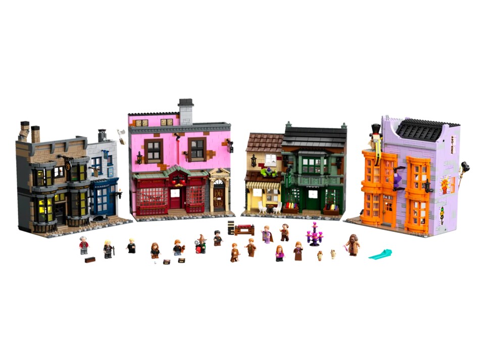 Die Winkelgasse von Lego ist tatsächlich nicht sehr verwinkelt.