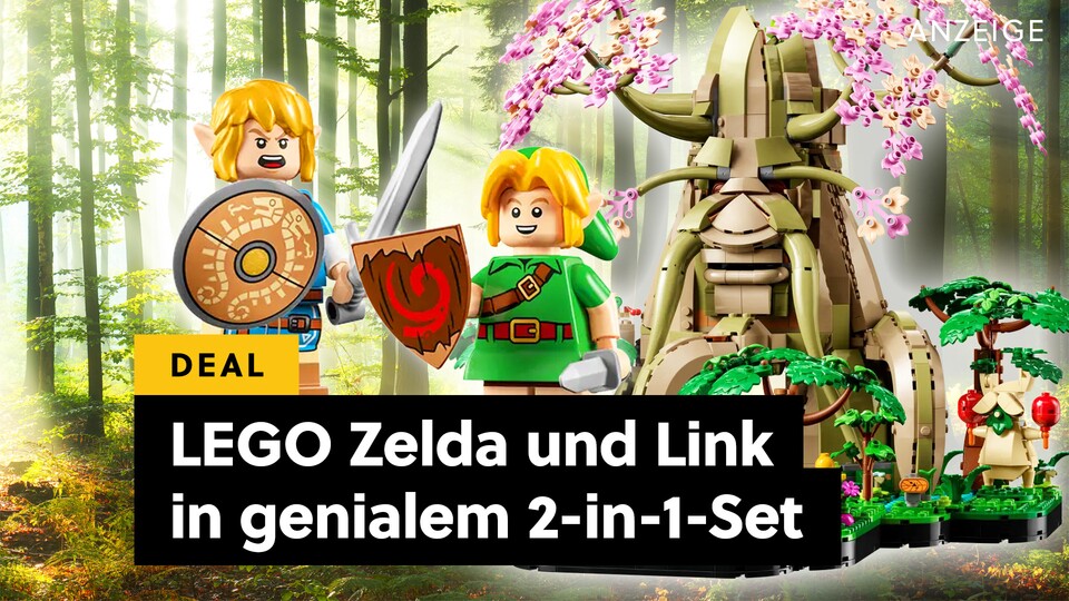 Das perfekte Set für LEGO und Zelda Fans: Der Deku-Baum aus Ocarina of Time und Breath of the Wild mit einzigartigen Minifiguren