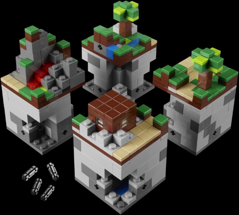Vom virtuellen Blöckchenspiel zum realen Bausatz. Seit Sommer 2012 gibt es die Lego Minecraft Sets.