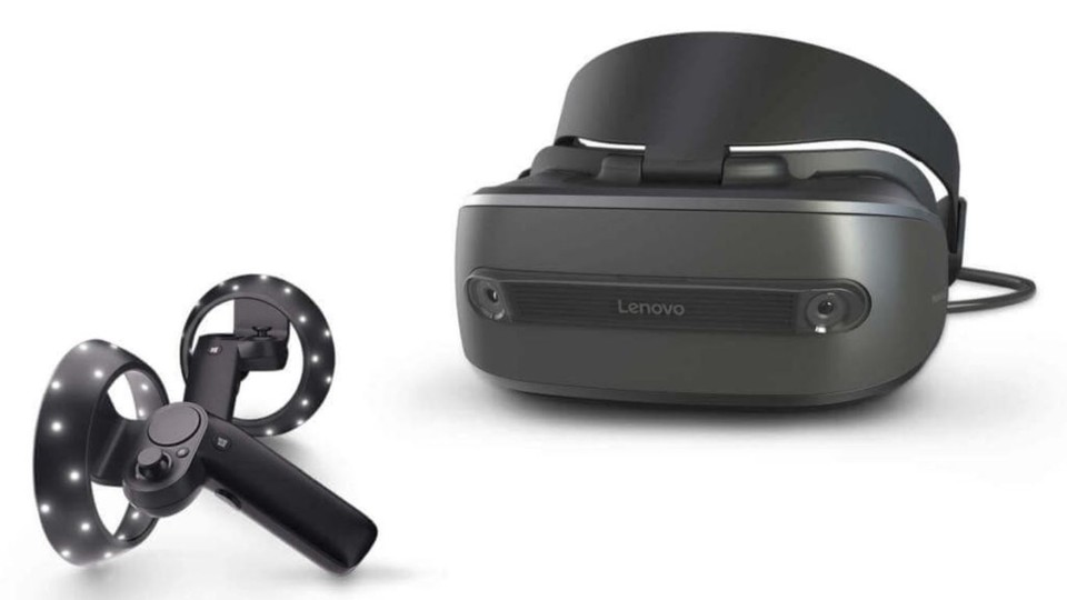 Lenovo Explorer - eine Windows Mixed Reality VR-Brille zum Preis eines Standard-Monitors.