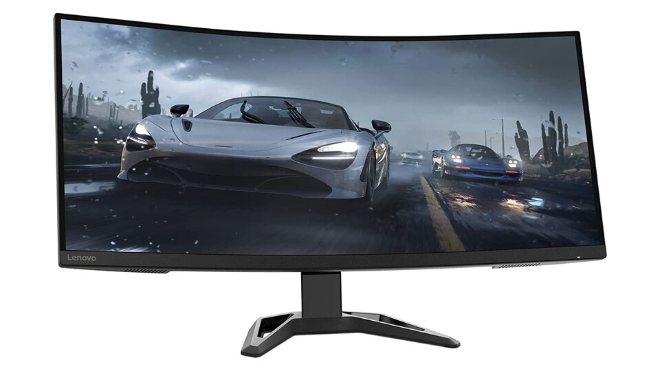 Die schmalen NearEdgeless-Displayrahmen des Lenovo G34w-30 sorgen für ein randloses Bildschirmerlebnis!