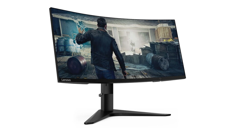 Im Bildschirm versinken: Mit seinem ausgezeichneten Rundungsverhältnis von 1500R ist der Lenovo G34w-10 Gaming-Monitor dem menschlichen Sehsinn optimal angepasst!