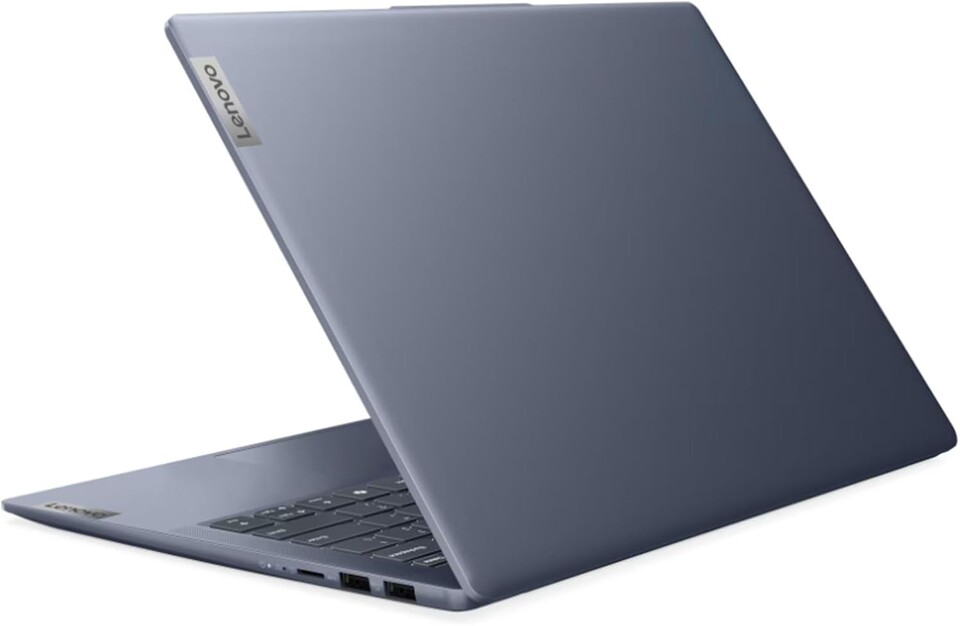 Die Qualität des IdeaPad Slim 5 ist gut, kann aber nicht mit dem vorzüglichen Unibody-Gehäuse des MacBook Neo mithalten. (Quelle: Lenovo)