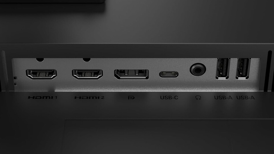 Mit zwei HDMI-2.1-Anschlüssen ist der Lenovo Legion 27QD-10 perfekt für PS5 und Xbox Series geeignet.