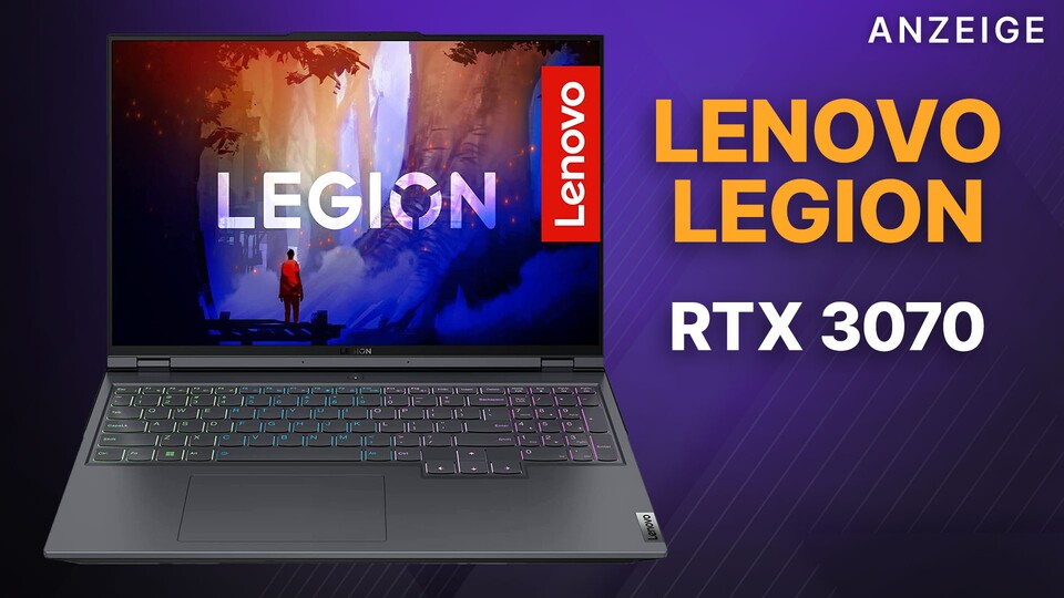 Ryzen 7 und RTX 3070: Der Legion 5 Pro von Lenovo ist starker Gaming Laptop und gerade start reduziert
