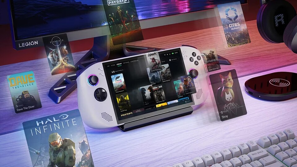 Auf diesem Handheld finden alle eure Spiele Platz.