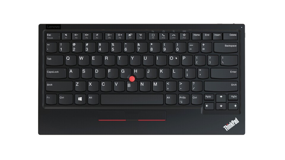 Die separate Lenovo-Tastatur mit dem berühmten roten Trackpoint soll im zweiten Quartal 2020 auch in einer kabellosen Variante erhältlich sein.