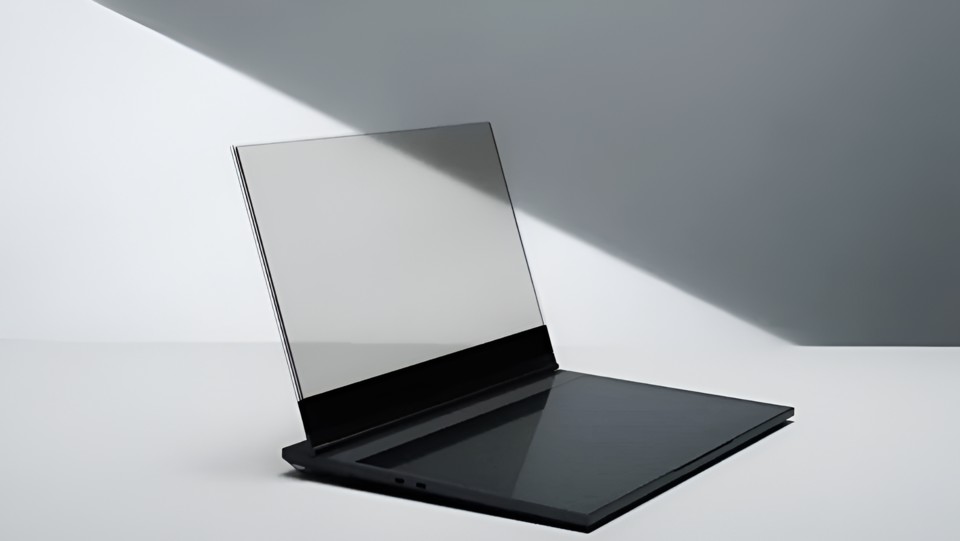 Bei diesem neuen Laptop könnt ihr einfach durch den Bildschirm hindurchsehen. (Bild: Lenovo)