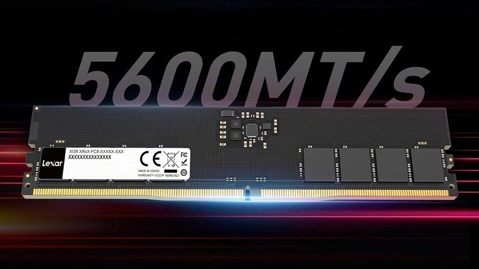 Mit der Taktfrequenz von 5.600 MTs seid ihr flott unterwegs.
