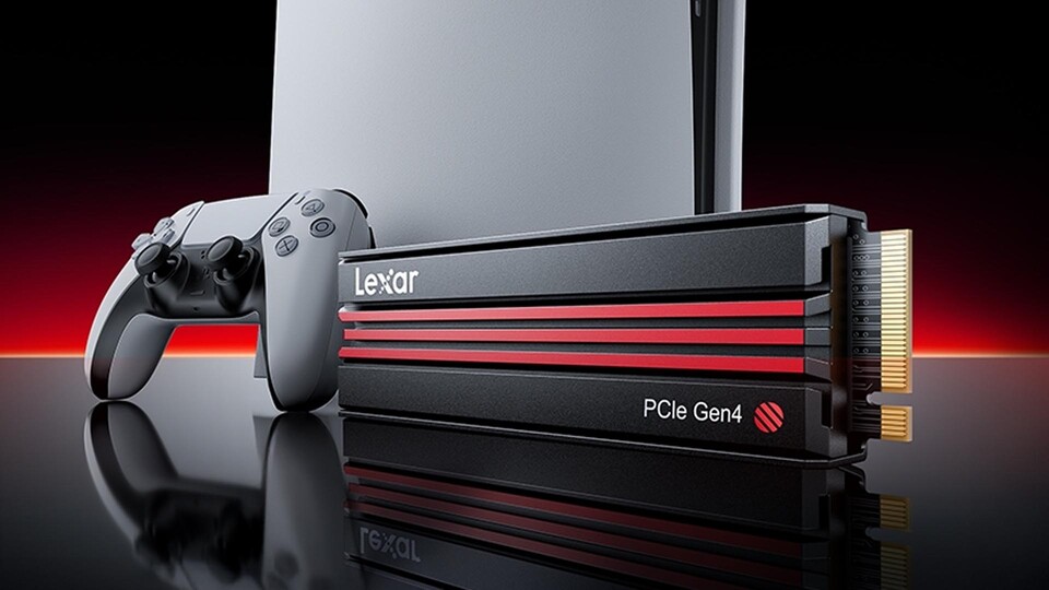Bereit für die Zukunft des Konsolen-Gamings: Die Kombination aus riesigen 4 Terabyte und optimierter Kühlung macht die M.2 SSD zum idealen Partner für eure PS5.