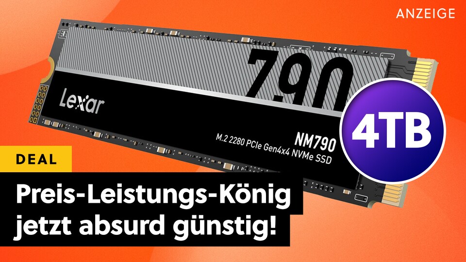 Diese 4TB SSD war das wohl beste Preis-Leistungs-Upgrade für