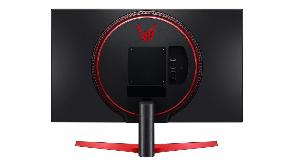 Im Vergleich zu den meisten anderen Monitoren sind die Anschlüsse bei diesem Monitor nicht auf der Unterseite angebracht, sondern auf der besser zu erreichenden Rückseite.