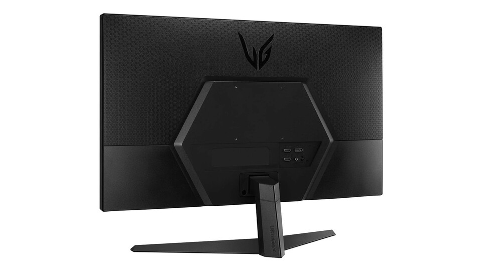 Beim LG 27GQ50F-B sind die Anschlüsse leicht zu erreichen, sodass euch nerviges Kabelgefummel erspart bleibt!