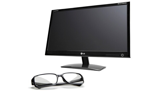 Mit dem LG D2342P können sowohl Geforce- als auch Radeon-Besitzer in 3D-Spielen. Die mitgelieferte Passiv-Pol-Brille trägt sich angenehmer als das Shutter-Pendant von Nvidias 3D Vision.