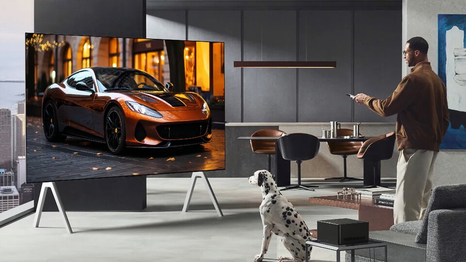 Der LG M5 macht auch optisch viel her. (Bild: LG)