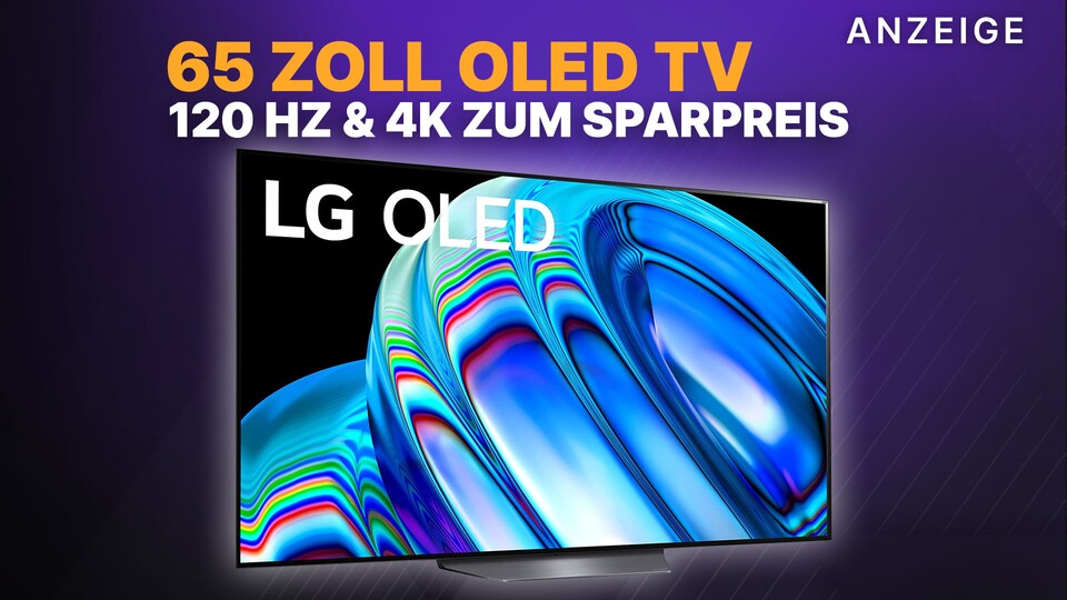OLED ist einfach Trumpf. Perfekte Farben, knackscharfe Kontraste und brillante Szenen erwarten euch. Der LG OLED B2 mit 65 Zoll macht fernsehen zum Heimkino.