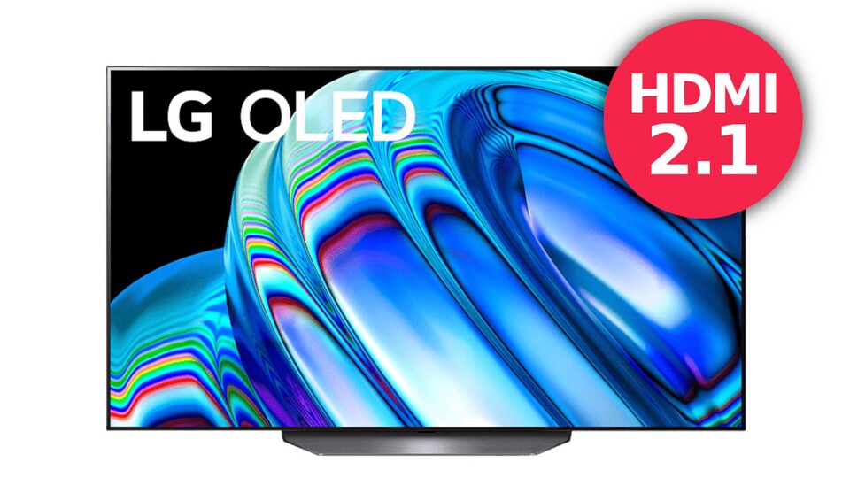 Groß, gut, schön: Der LG OLED ist hervorragend ausgestattet und kommt sowohl mit HDMI 2.1 als auch 120 Hz. So muss ein TV 2023 liefern!