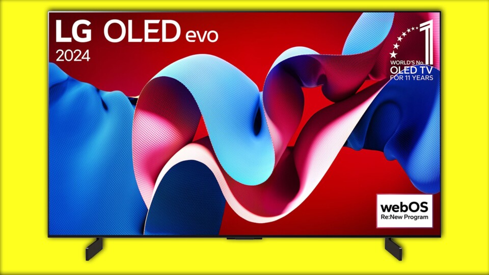 LGs C4 OLED-TV wird mit mehr HDMI-2.1-Anschlüssen ausgestattet sein. (Bild: LG)