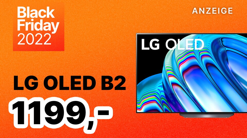 Bis vor wenigen Tagen lag der LG OLED B2 mit 65 Zoll noch bei 1599€, jetzt ist er ganze 400€ günstiger!