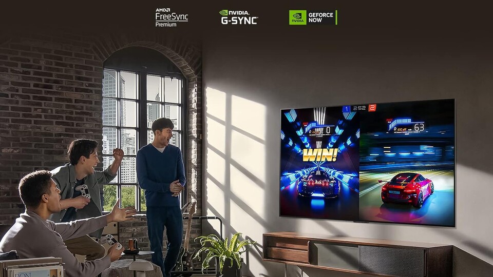 Mit 120Hz-Bildwiederholrate und HDMI 2.1-Funktionen ist der LG OLED TV ideal für NextGen-Gaming auf Konsole geeignet!