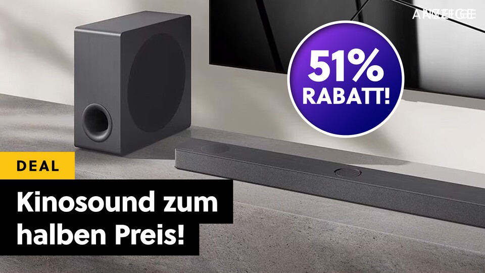 Diese Soundbar sieht nicht nur schick aus, sondern bietet euch auch High-End Sound. Dieser wird euren Netflix-Abend verändern.