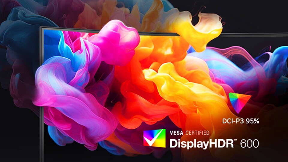 HDR sieht nicht nur atemberaubend aus, sondern braucht auch mehr Bandbreite im Kabel. Deshalb ist DisplayPort 2.1 bei diesem Modell kein schnöder Bonus, sondern echt wichtig.