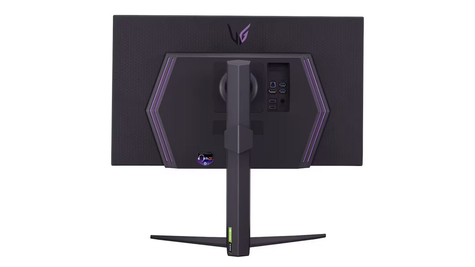 So sieht einwandfreie Ergonomie aus: Ihr könnt den LG UltraGear Gaming-Monitor voll und ganz nach eurem Belieben neigen, drehen und in der Höhe verstellen.