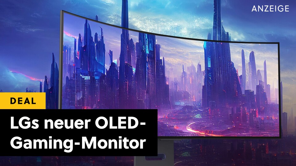 Wenn ihr euch beeilt, könnt ihr LGs brandneuen OLED-Gaming-Monitor 300€ günstiger abstauben!