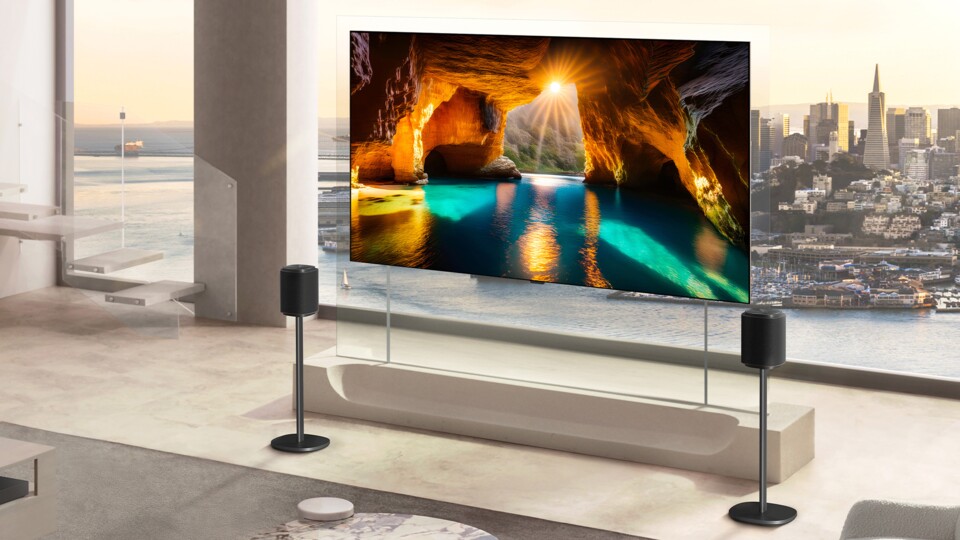 Sieht aus wie ein Poster, ist aber ein TV. (Bildquelle: LG)