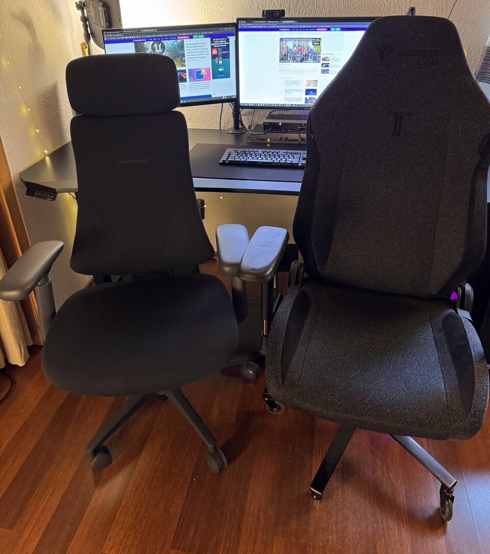 Mein SecretLab-Chair bleibt jetzt für Besucher - für mich selbst nutze ich jetzt den LiberNovo