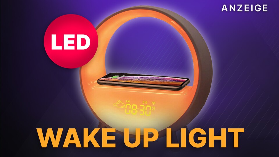Das Wake Up Light hilft euch durch das Simulieren des Sonnenaufgangs fitter in den Tag zu starten.