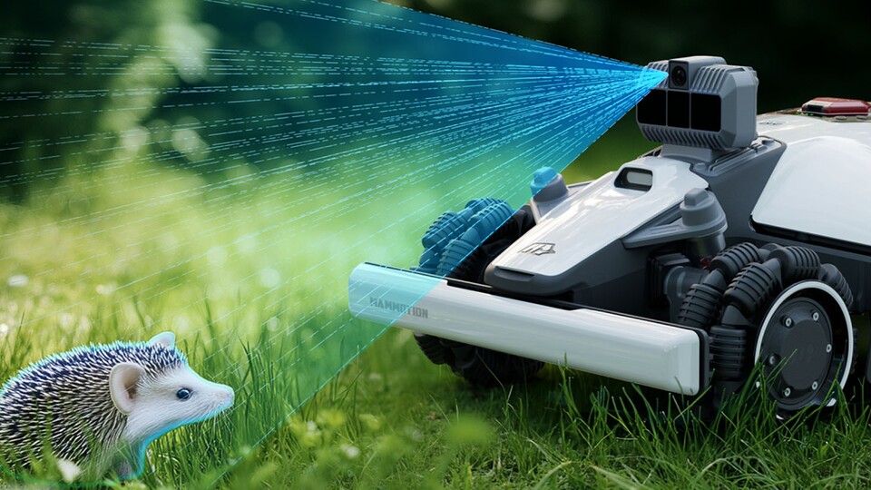 Laser-basierte Navigation (LiDAR) bietet mit die höchste Präzision. (Bildquelle: Mammotion)