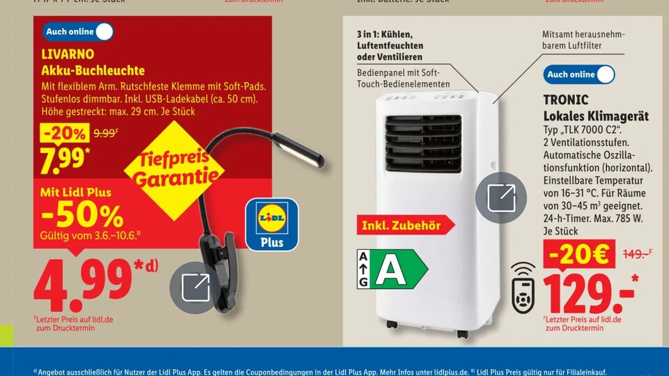 Ab Mittwoch, den 03.06. bietet Lidl das Tronic-Klimagerät günstiger an. Lest weiter, wenn ihr euch auch fragt: Lohnt sich der Kauf?