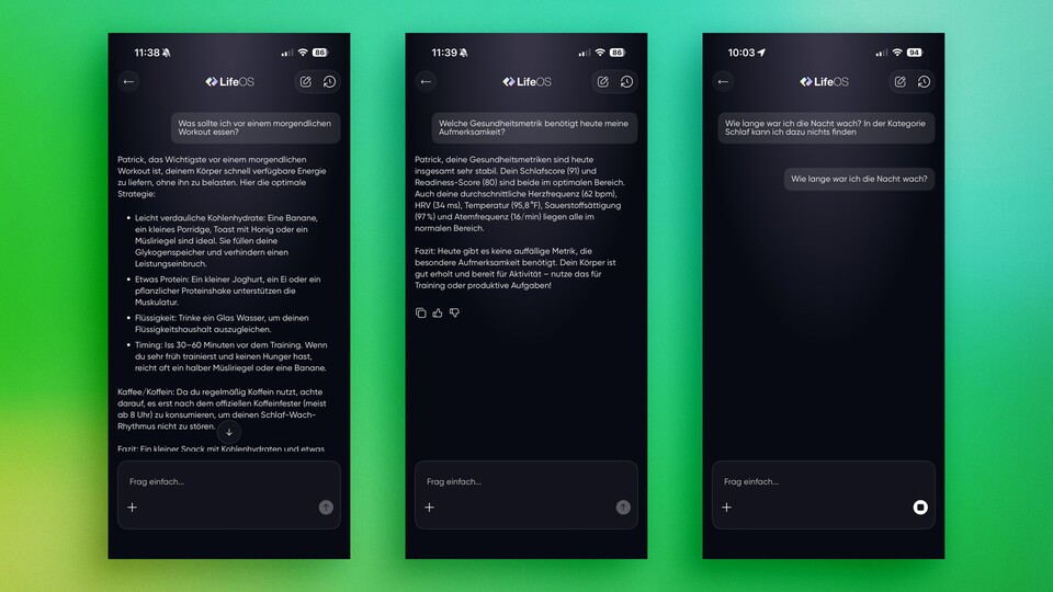 Die KI liefert bislang saubere Antworten. Trotzdem sollten die Antworten mit Vorsicht genossen werden.