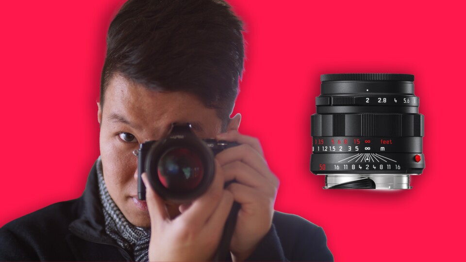 Das obligatorische »Ich fotografiere«-Selfie. Das hier abgebildete (und sündhaft teure) Leica 50mm dient als Symbolbild.